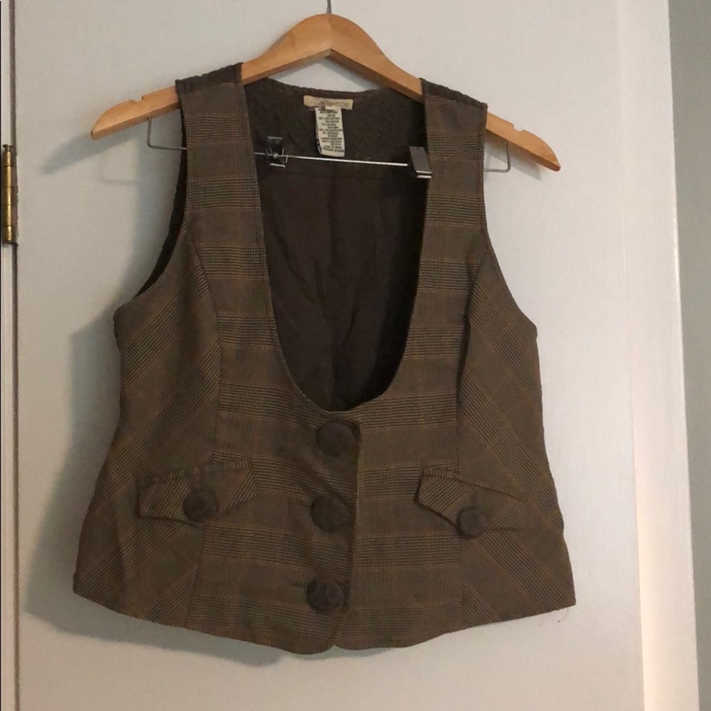 Kenzie Plaid Vest 10